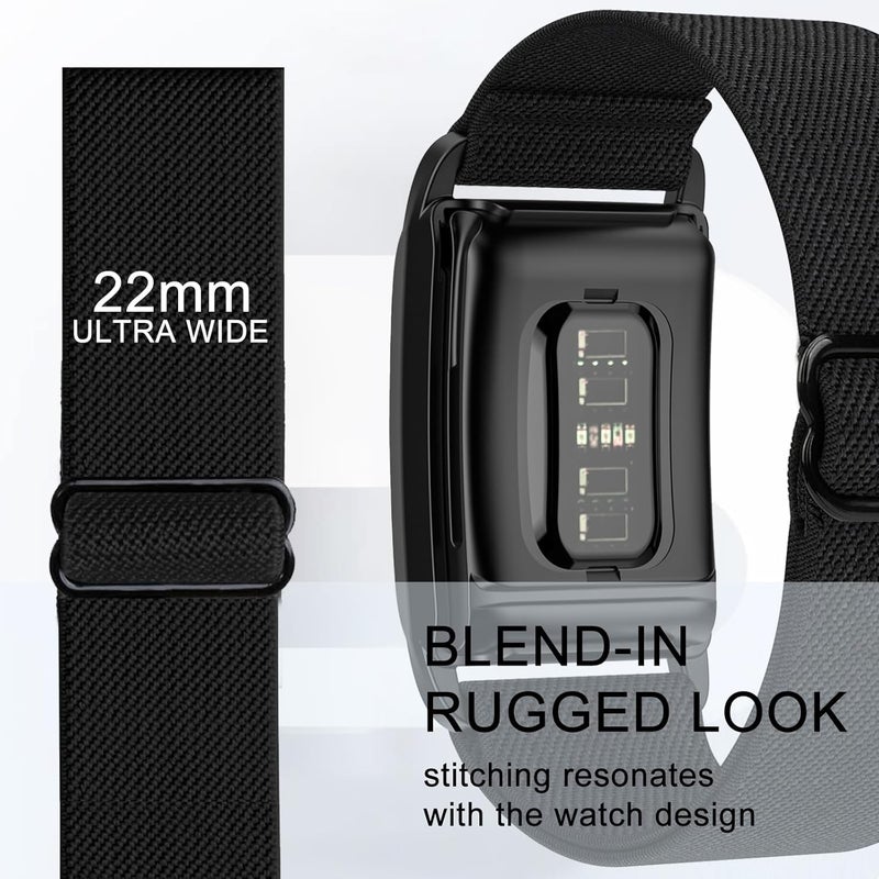 surundo Nylon Sport Band Compatible with Whoop Band 4.0 Strap Men Women with Bumper Case, Breathable Nylon Adjustable Waterproof Replacement Wristbands Straps for Whoop 4.0 - Image 5